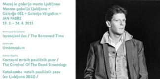 Vabilo na javno vodstvo po razstavi JAN FABRE