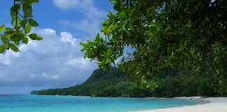 Champagne beach