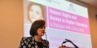 14. junija bomo gostili Cherie Blair