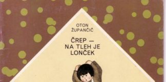 Črep – na tleh je lonček izpod peresa Otona Župančiča