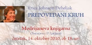 Četrkov klepet z Erico Johnson Debeljak v Modrijanovi knjigarni