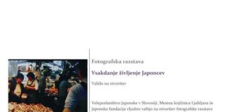 Razstava fotografij vsakdanjega življenja Japoncev
