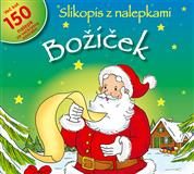 Slikopis z nalepkami: Božiček; Založba Mladinska knjiga