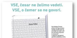 JANNE TELLER V LJUBLJANI