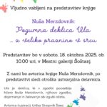 Vabilo na predstavitev knjige “Pogumna deklica Ula …z veliko praznino v srcu”